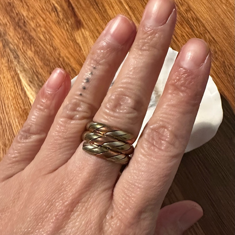 Twisted Copper ring - Picture 4 of 4